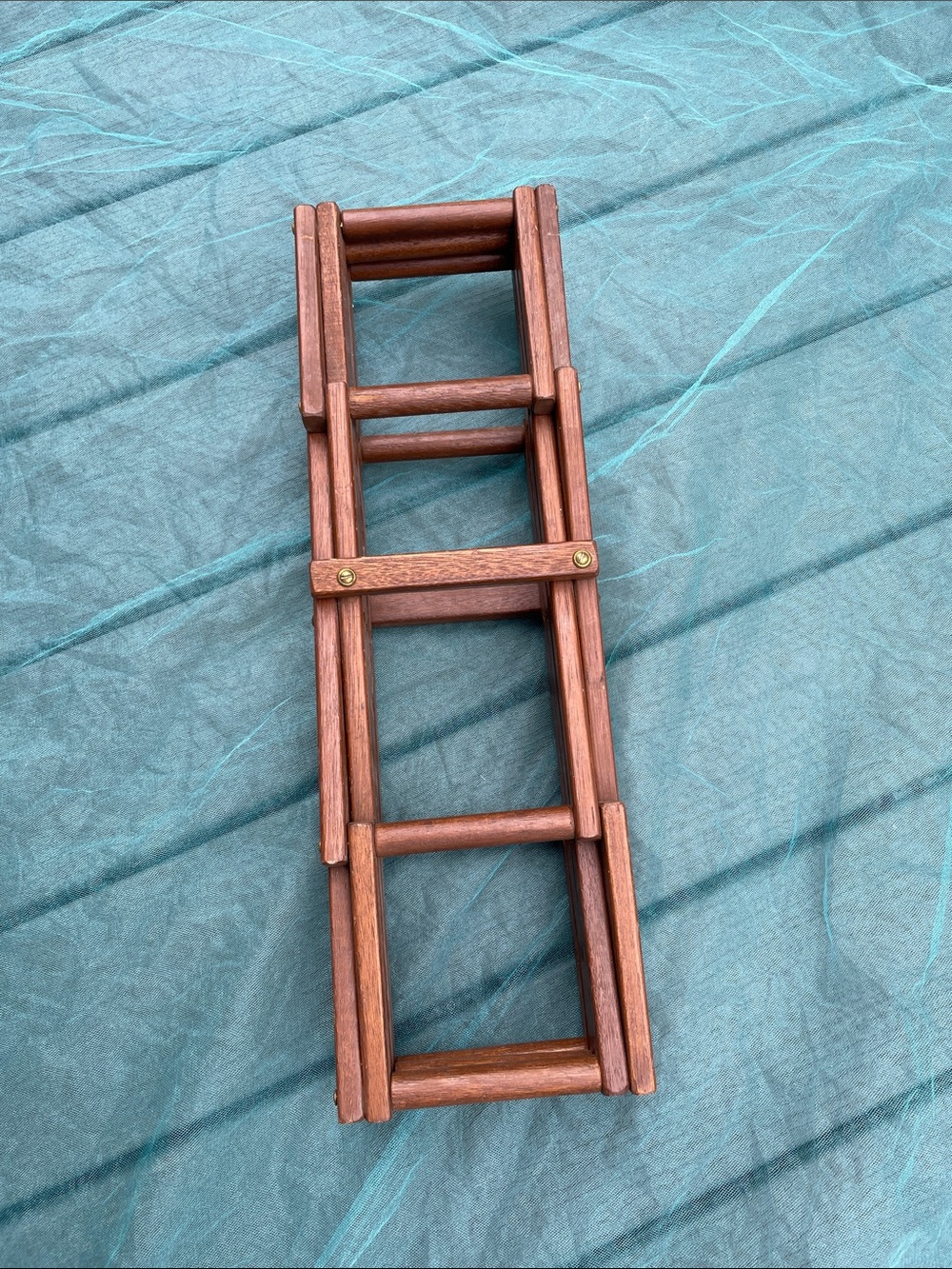 ❤️Vintage SOLID WOOD Lattice WINE RACK STORAGE - Picture 6 of 6